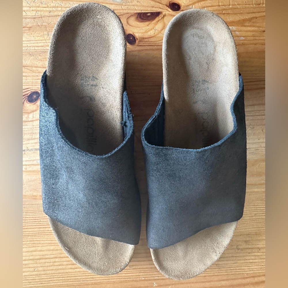 BIRKENSTOCK Namica Suede Black Shimmer